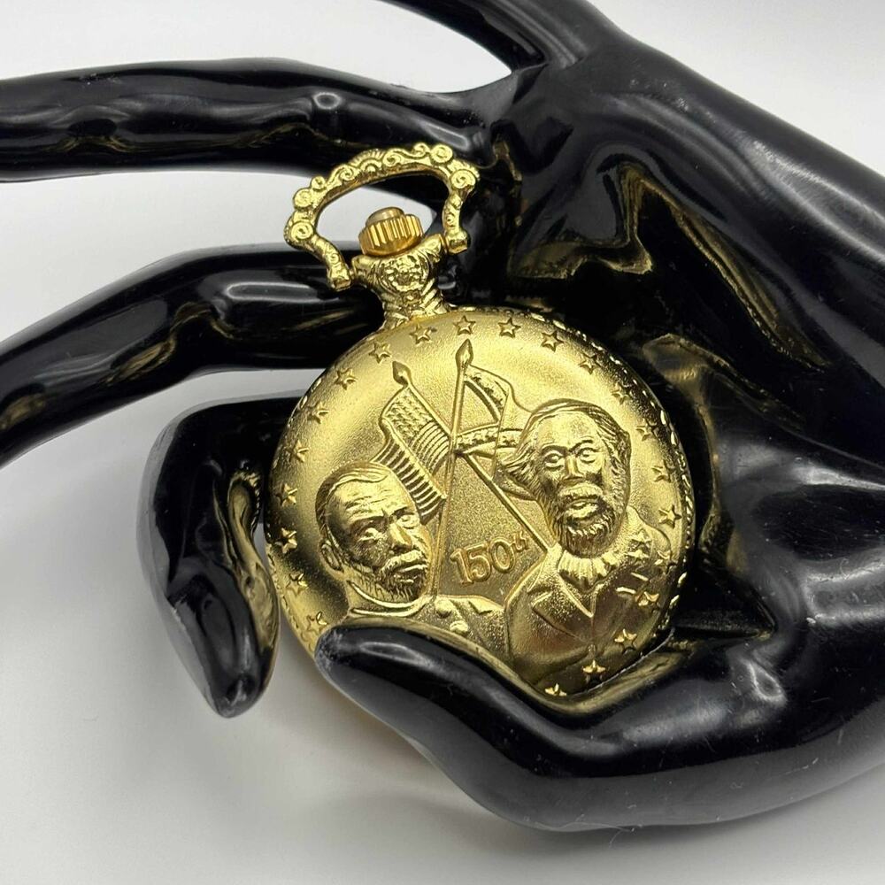 Gold American Civil War Men's Pocket Watch